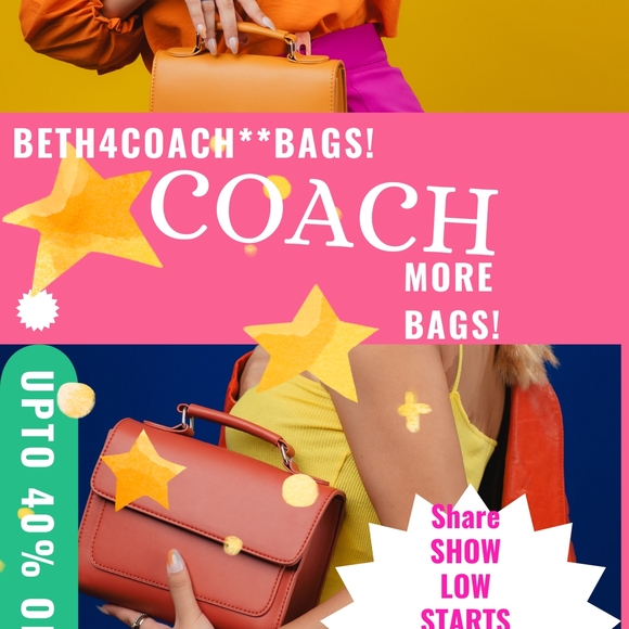 Coach Handbags - RE-LIKE LIVE SHOW LISTING